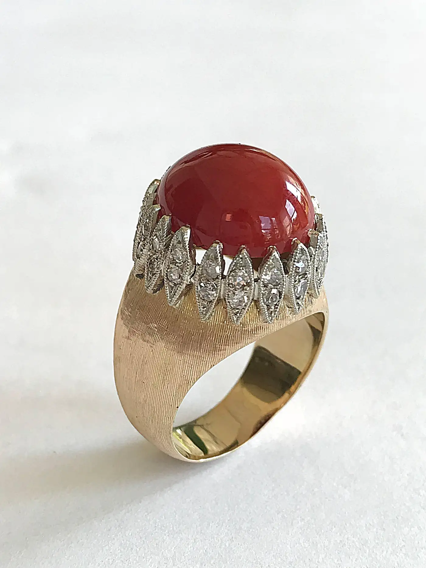 Vintage-Italian-Red-Coral-Diamond-Yellow-Gold-Ring-7.webp