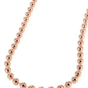 Buy 14K Rose Gold Dog Tag Chain
