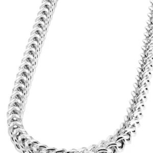 Buy 10K Mens Hollow Franco Gold Chain | 10K White Gold Chain