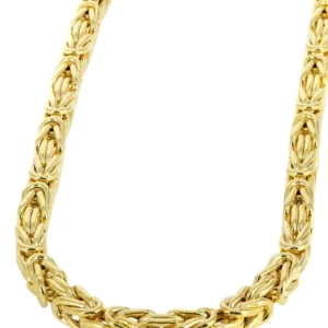 Buy 14K Gold Hollow Byzantine Chain