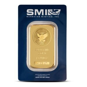 1 oz Sunshine Gold Bar For Sale (New w/ Assay, MintMark SI)