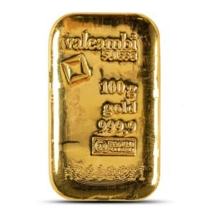 Buy 100 Gram Valcambi Cast Gold Bar (New w/ Assay)