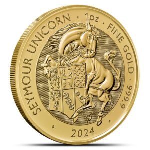 Buy 2024 1 oz British Gold Tudor Beasts Seymour Unicorn Coin (BU)