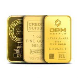 1 oz Gold Bars For Sale (Secondary Market, in Assay) [DUP]