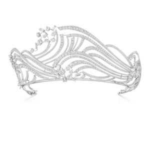 Buy Chaumet Déferlante Tiara - White gold, diamonds