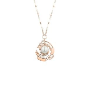 Buy Chaumet Labyrinthe Necklace - Rose gold, mother-of-pearl, pearls, diamonds