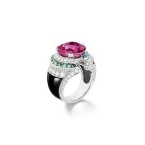 Buy Chaumet Labyrinthe Ring - White gold, onyx, rubellite, indicolite