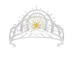 Buy Chaumet Soleil Glorieux Tiara - White gold, yellow gold, yellow diamonds, diamonds