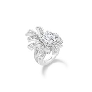 Buy Déferlante Transformable Ring - White gold, diamonds