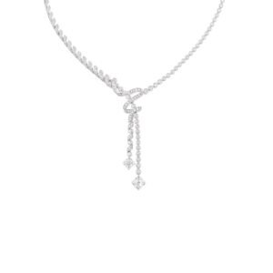 Buy Torsade de Chaumet necklace - White gold, diamonds