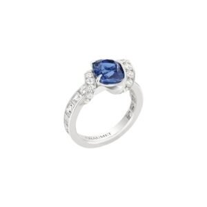 Buy Torsade de Chaumet ring - White gold, sapphire, diamonds