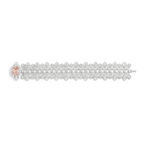 Chaumet Promenades Impériales Bracelet - White gold, rose gold, Padparadscha sapphire
