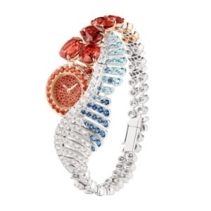 Buy Escales Jewellery Timepiece - White and rose gold, spinels, diamonds, sapphires