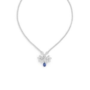 Buy Joséphine Aigrette Impériale pendant - White gold, sapphire, diamonds