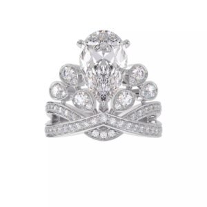 Joséphine Aigrette Impériale ring - Platinum, diamonds