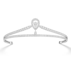 Joséphine Aube Printanière tiara - White gold, diamonds