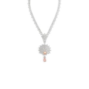 Chaumet Promenades Impériales Necklace - White gold, rose gold, Padparadscha sapphires