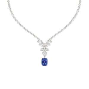 Souveraine de Chaumet transformable necklace - White gold, sapphire, diamonds