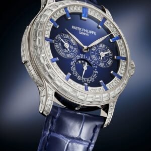 Buy Patek Philippe 5374/300P-001 Grand Complications Minute Repeater Perpetual Calendar Platinum Blue Black Gradient Dial Diamond Bezel