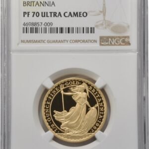 1987 1/2 oz Gold Britannia Proof Coin NGC PF70