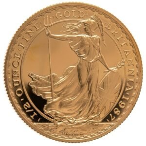 1987 1/2 oz Proof Gold Britannia Coin PCGS PR69