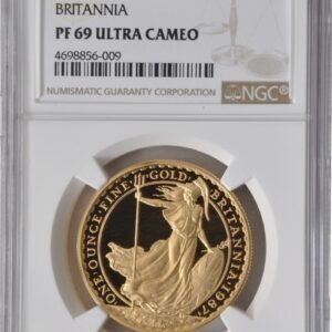 1987 Proof 1oz Gold Britannia Coin NGC PF69