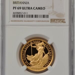 1989 1/2 oz Gold Britannia Proof Coin NGC PF69