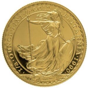 1990 Proof 1/2 oz Gold Britannia Coin