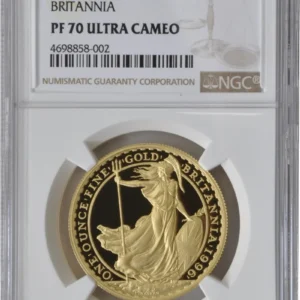 1996 1oz Proof Gold Britannia Coin NGC PF70