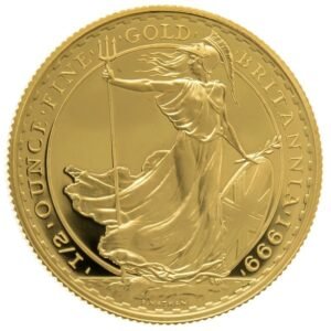 1999 Proof 1/2 oz Gold Britannia Coin