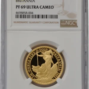 2002 Proof 1/2oz Gold Britannia Coin NGC PF69