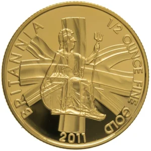 2011 1/2 oz Gold Britannia Proof Coin NGC PF70