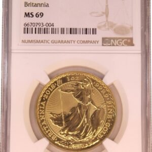 2018 1oz Gold Britannia Coin NGC MS69